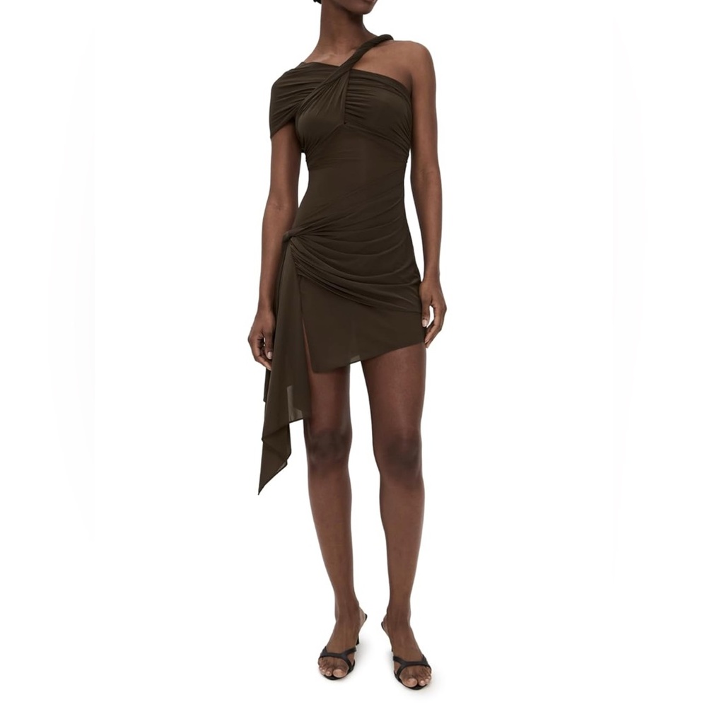 RONNY KOBO - asymmetric mini izel dress